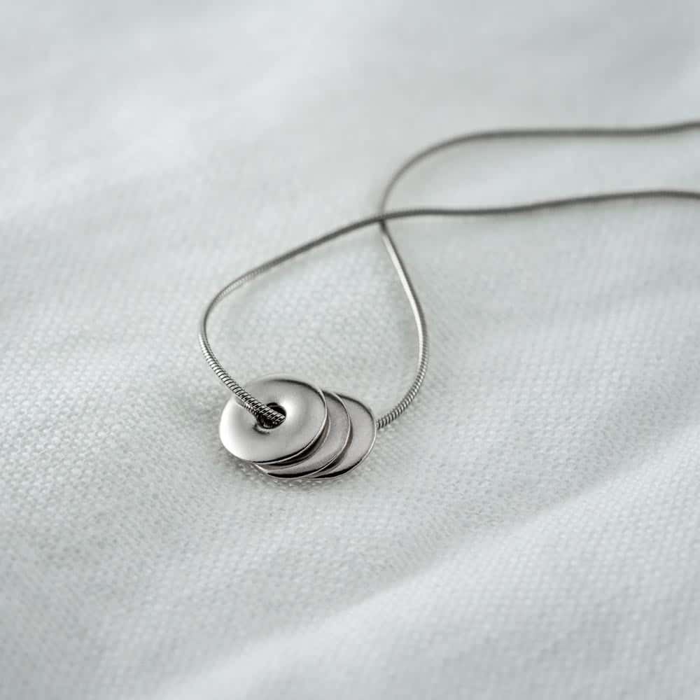 mini spiral necklace