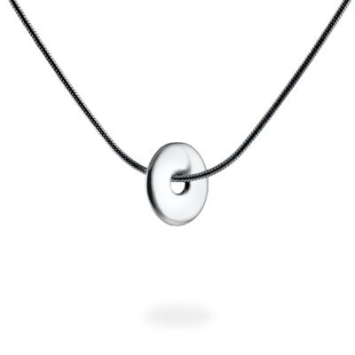 Necklace made of silver with a pendant